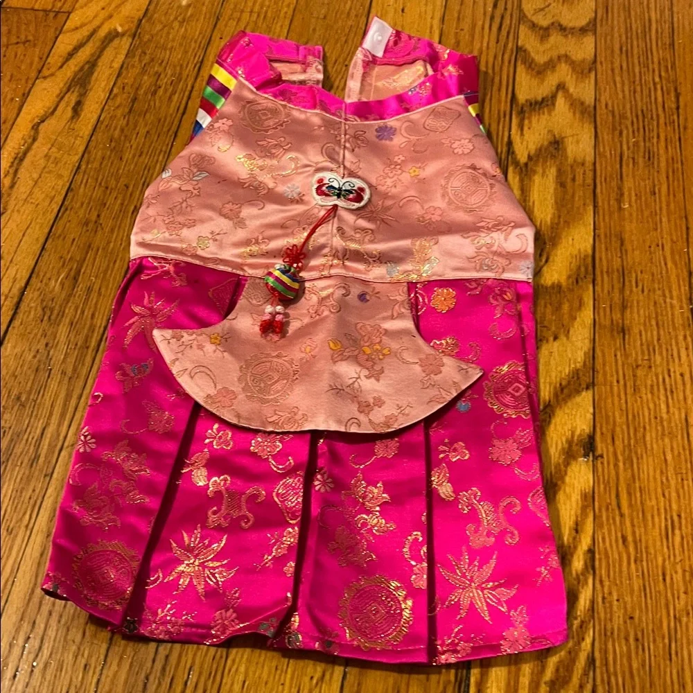 Vibrant Pink and Gold Clothes